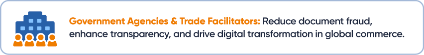 Government Agencies & Trade Facilitators