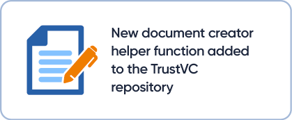 New document creator helper function added to the TrustVC repository