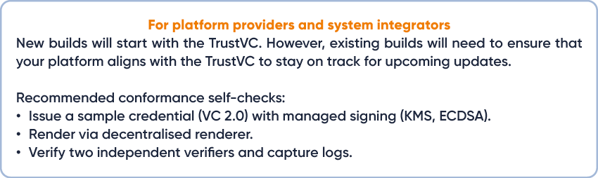 For platform providers